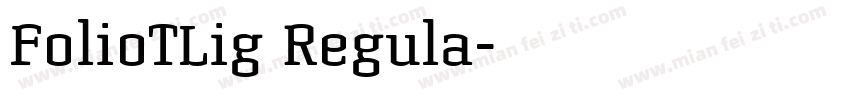 FolioTLig Regula字体转换